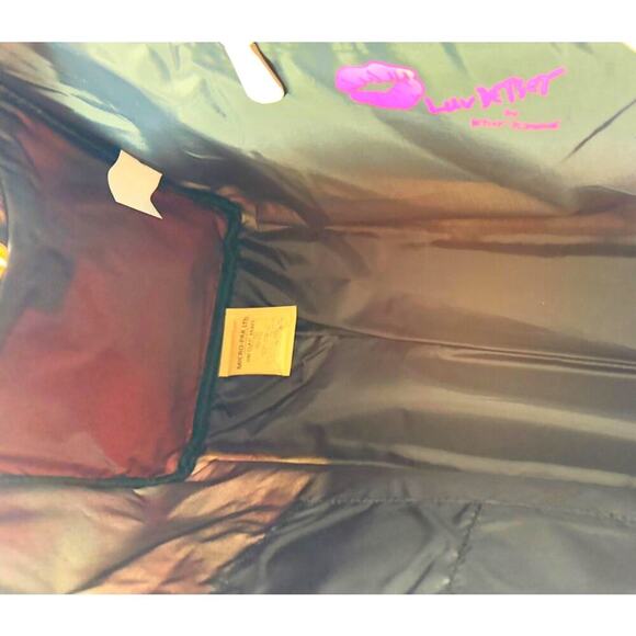 Betsey Johnson Quilted Cherry Bow Travel Weekender Duffel Bag & Pouch NWT - Picture 5 of 5